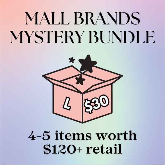 Other - WOMENS MALL BRANDS MYSTERY BUNDLE - SIZE LARGE (4-5 pieces retailing $120+) 🛍️❓